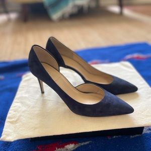 J crew Lucie suede pumps 7.5